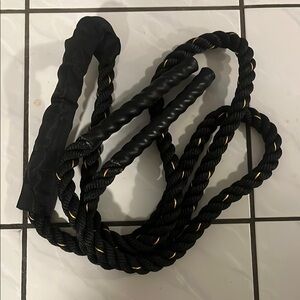 Black Fitness Jump Rope